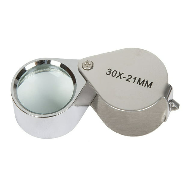 40x 25mm Glass LED Light Magnifying Magnifier Jeweler Eye Jewelry Loupe Loop Hot
